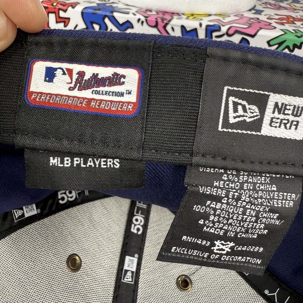 San Diego Padres 2016 All Star Game Hat New Era Navy Gray Star Grommets 7 1/4 - Picture 9 of 9